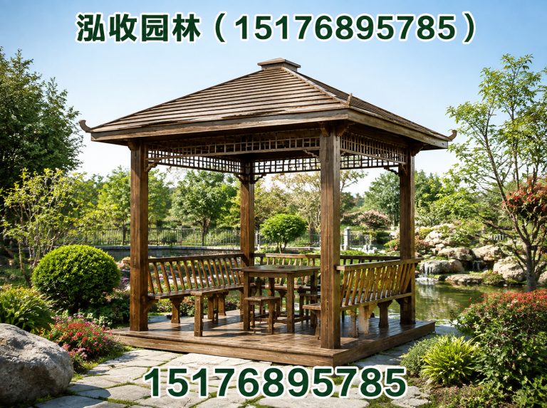 文山防腐木展示图